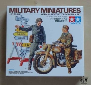 German Motorcycle Orderly Set, 1/35, Tamiya 35241, model plastikowy