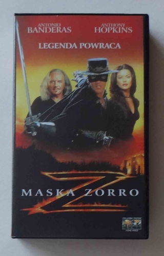 Maska Zorro, kaseta VHS.jpg