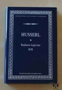 Husserl, Badania logiczne, tom II/II