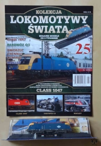 Lokomotywa EuroSprinter ES64 Class 1047, Kolekcja Lokomotywy Świata, model plastikowy
