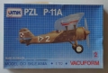 PZL P-11A, skala 1/72, Vacuform JMK, model plastikowy.jpg