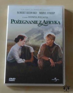 Pożegnanie z Afryką, film DVD