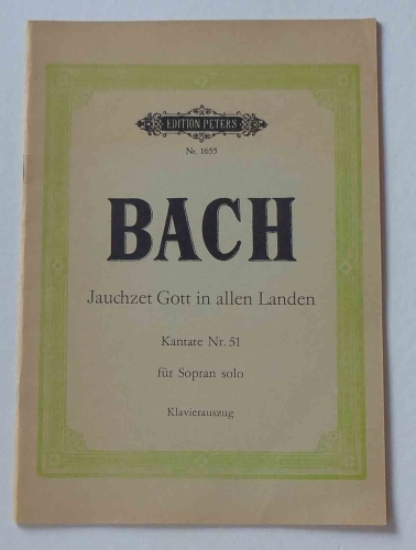 Bach, Jauchzet Gott in allen Landen, Kantate Nr. 51 fur Sopran solo, Klavierauszug, nuty.jpg
