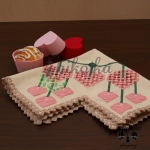 Serwetka Serca - hardanger