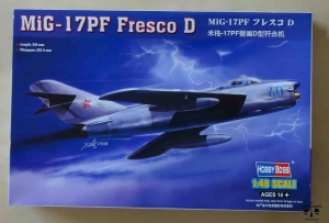 MiG-17PF Fresco D, 1:48 scale, model plastikowy Hobby Boss