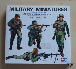 German Army Infantry, 1/35 Scale, Tamiya 35002, model plastikowy