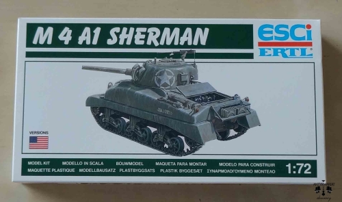 M 4 A1 Sherman, 1:72, ESCi ERTL, model plastikowy.jpg
