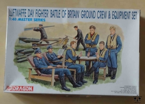 Luftwaffe Day Fighter 'Battle of Britain' Ground Crew & Equipment Set, 1:48 Master Series, Dragon 5532, model plastikowy