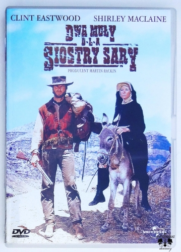 Dwa muły dla siostry Sary, film DVD.jpg
