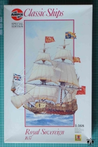 Royal Sovereign 1637, 1:168, Classic Ships Special Edition, Airfix 09251, plastikowy model żaglowca