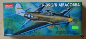 P-39Q/N Airacobra, 1/72 scale, Academy, model plastikowy