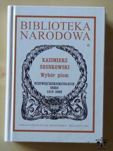 Kazimierz Sosnkowski, Wybór pism