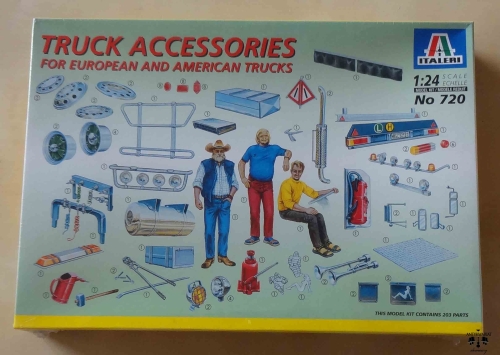 Truck Accessories For European And American Trucks, 1:24 Scale, Italeri No 720, model plastikowy.jpg