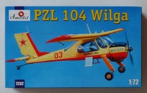 PZL 104 Wilga, skala 1:72, Amodel 7232, model plastikowy