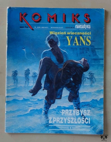 Yans Więzień wieczności, Przybysz z przyszłości, Komiks zeszyt 1'88.jpg