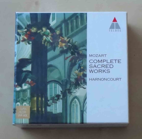 Mozart, Complete Sacred Works, Harnoncourt, 13 płyt CD Antykwariat