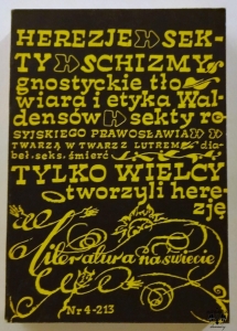 Herezje, Sekty, Schizmy, Literatura na świecie