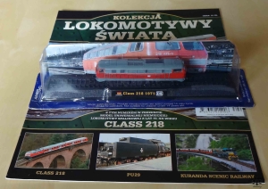 Lokomotywa spalinowa serii 218, Kolekcja Lokomotywy Świata, model plastikowy