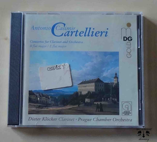 Casimir Anton Cartellieri, Koncerty na klarnet i orkiestrę. Płyta CD.jpg