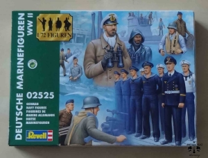 Marynarze niemieccy II wojna światowa, Deutsche marinefiguren, German Navy Figures, 1/72, Revell 02525
