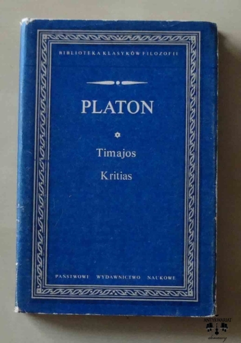 Platon. Timajos, Kritias Antykwariat Domowy