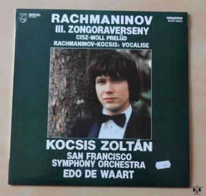 Rachmaninow, Preludium cis-moll Op.3 No.2, III Koncert Fortepianowy d-moll, Op. 30, Vocalise, Op. 34 No. 14, płyta winylowa