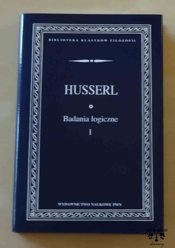 Husserl, Badania logiczne, tom I.jpg