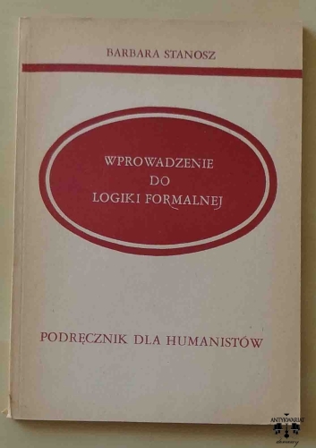 Barbara Stanosz, Wprowadzenie do logiki formalnej.jpg