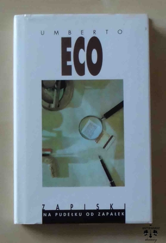 Umberto Eco, Zapiski na pudełku od zapałek.jpg