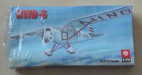 RWD-6, skala 1/72, ZTS Plastyk S-006, model plastikowy.jpg