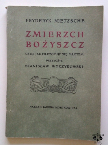 Fryderyk Nietzsche, Zmierzch Bożyszcz.jpg