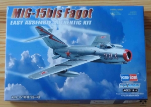 MiG-15bis Fagot, 1:72 Scale, HobbyBoss 80263, model plastikowy