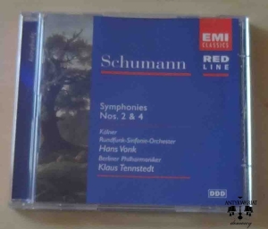 Robert Schumann, Symphony No. 2, Op. 61;  Symphony No. 4, Op. 120, płyta CD