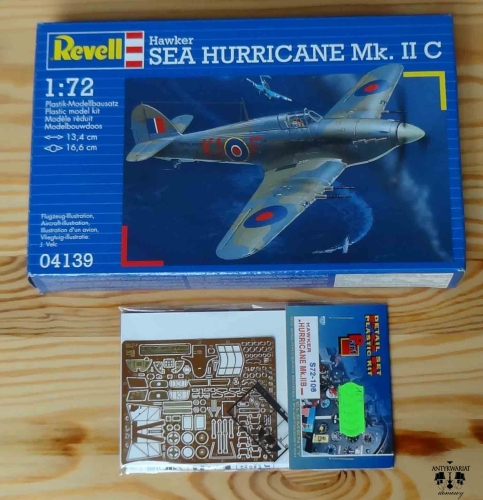 Hawker Sea Hurricane Mk. II C i zestaw do waloryzacji, skala 1:72, Revell 04139, Part S72-108, model plastikowy.jpg
