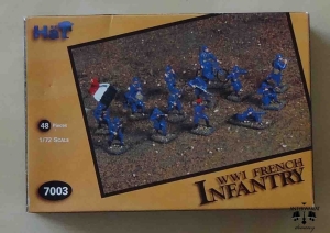 WW I French Infantry, 1/72 scale, HaT 7003