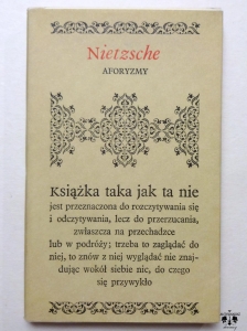 Nietzsche, Aforyzmy