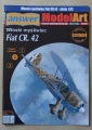 Włoski myśliwiec Fiat Cr.42, skala 1:33, answer ModelArt numer 1 marzec 2006, model kartonowy.jpg