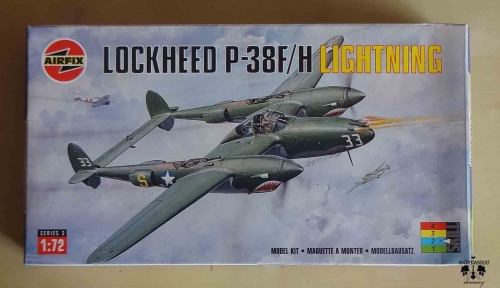 Lockheed P-38F/H Lightning, 1:72, Airfix 02088, model plastikowy.jpg