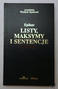 Epikur, Listy, maksymy, sentencje