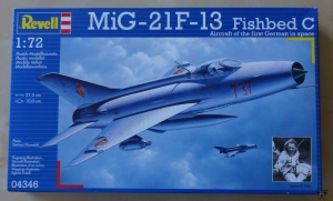 MiG-21F-13 Fishbed C, Sigmund Jahn, 1:72, Revell 04346, model plastikowy