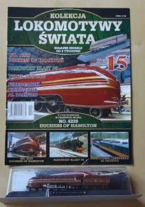 Lokomotywa Duchess of Hamilton, Kolekcja Lokomotywy Świata nr 15, model plastikowy