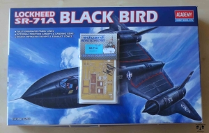 Lockheed SR-71A Black Bird, 1/72nd Scale, Academy 1627, model plastikowy oraz elementy fototrawione Eduard 72 257