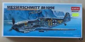 Messerschmitt Bf-109E, 1/72nd scale, Academy Minicraft 2133