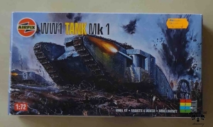 WWI Tank Mk 1, 1:72, Airfix 01315, model plastikowy
