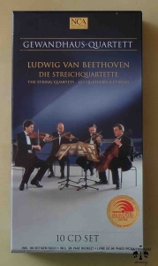 Ludwig van Beethoven, Kwartety smyczkowe - Die Streichquartette, Gewandhaus-Quartett, 10 płyt CD